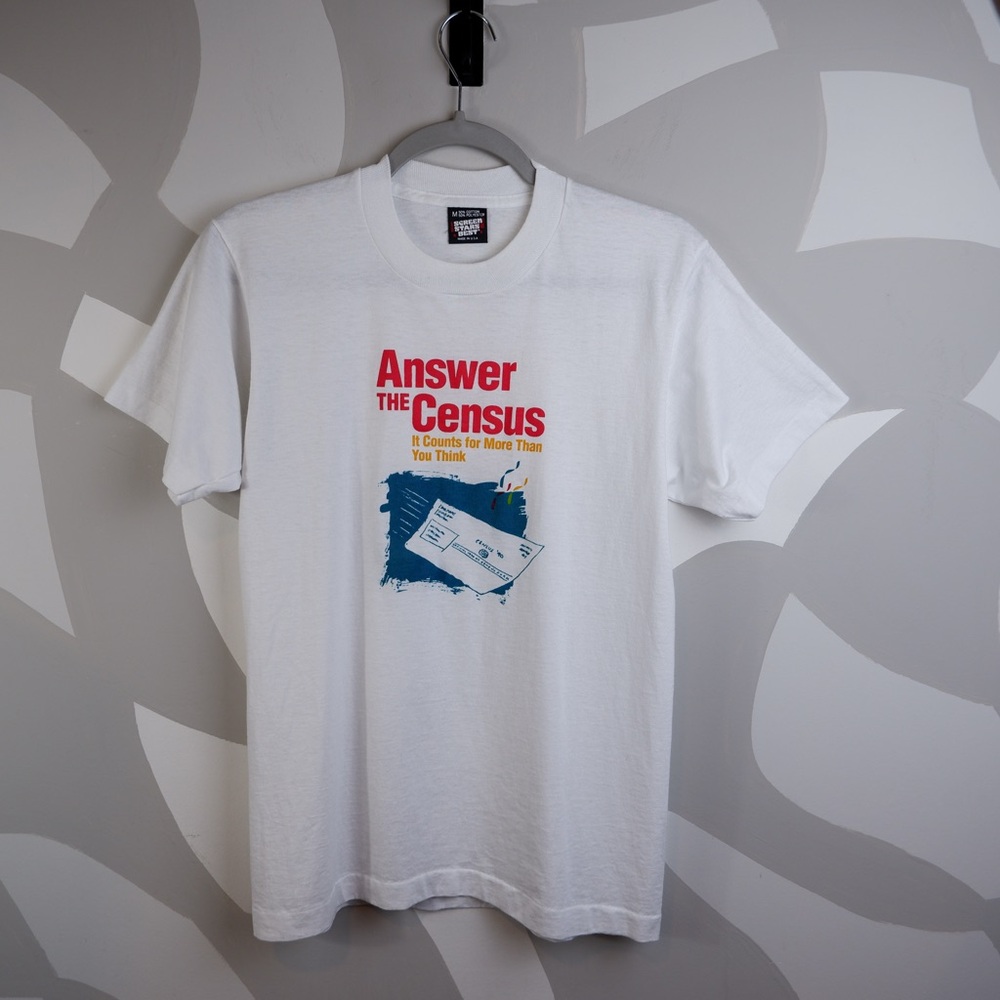 Vintage NWOT 1990 Census T-shirt | M